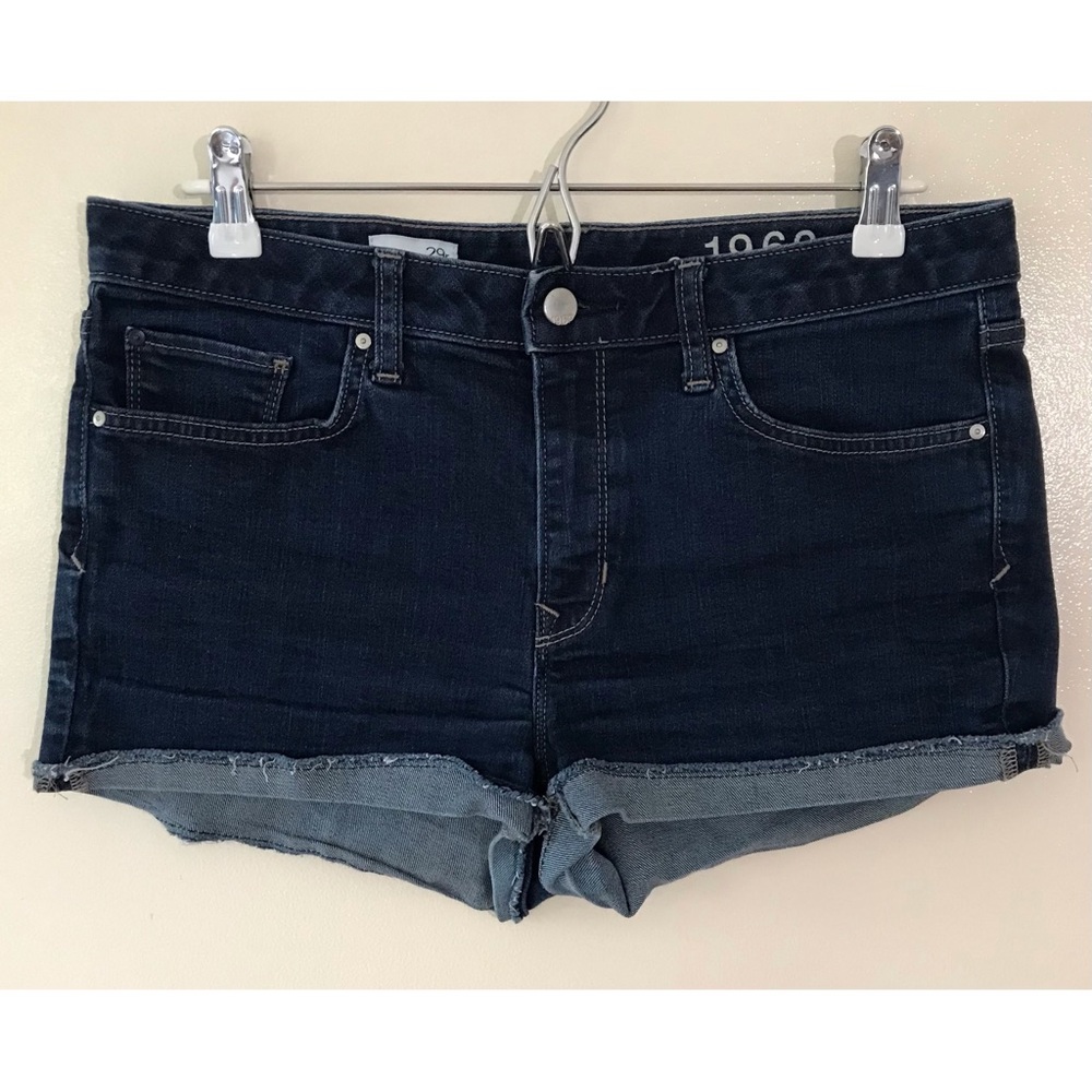 GAP 1969 • 29 • Maddie Dark Denim Slim Cutoff Jean Shorts